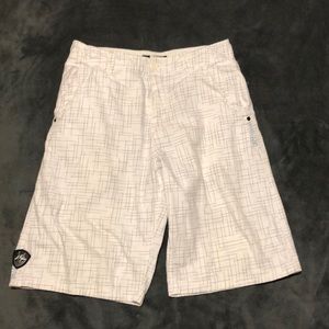 Rusty White Walk Shorts - Size 31